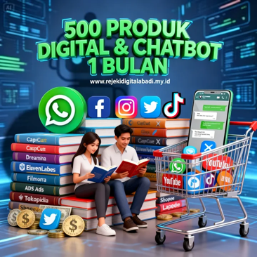 500+ PRODUK DIGITAL & CHATBOT