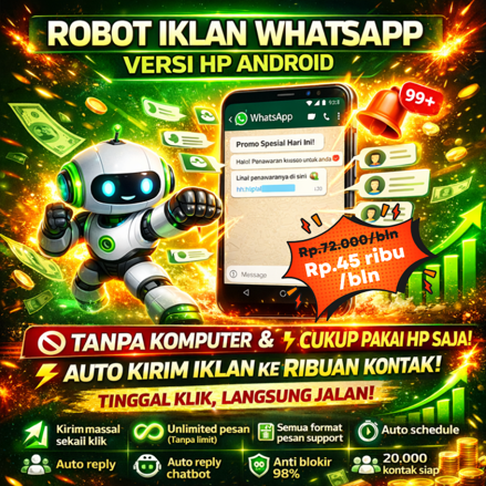 ROBOT IKLAN WHATSAPP
